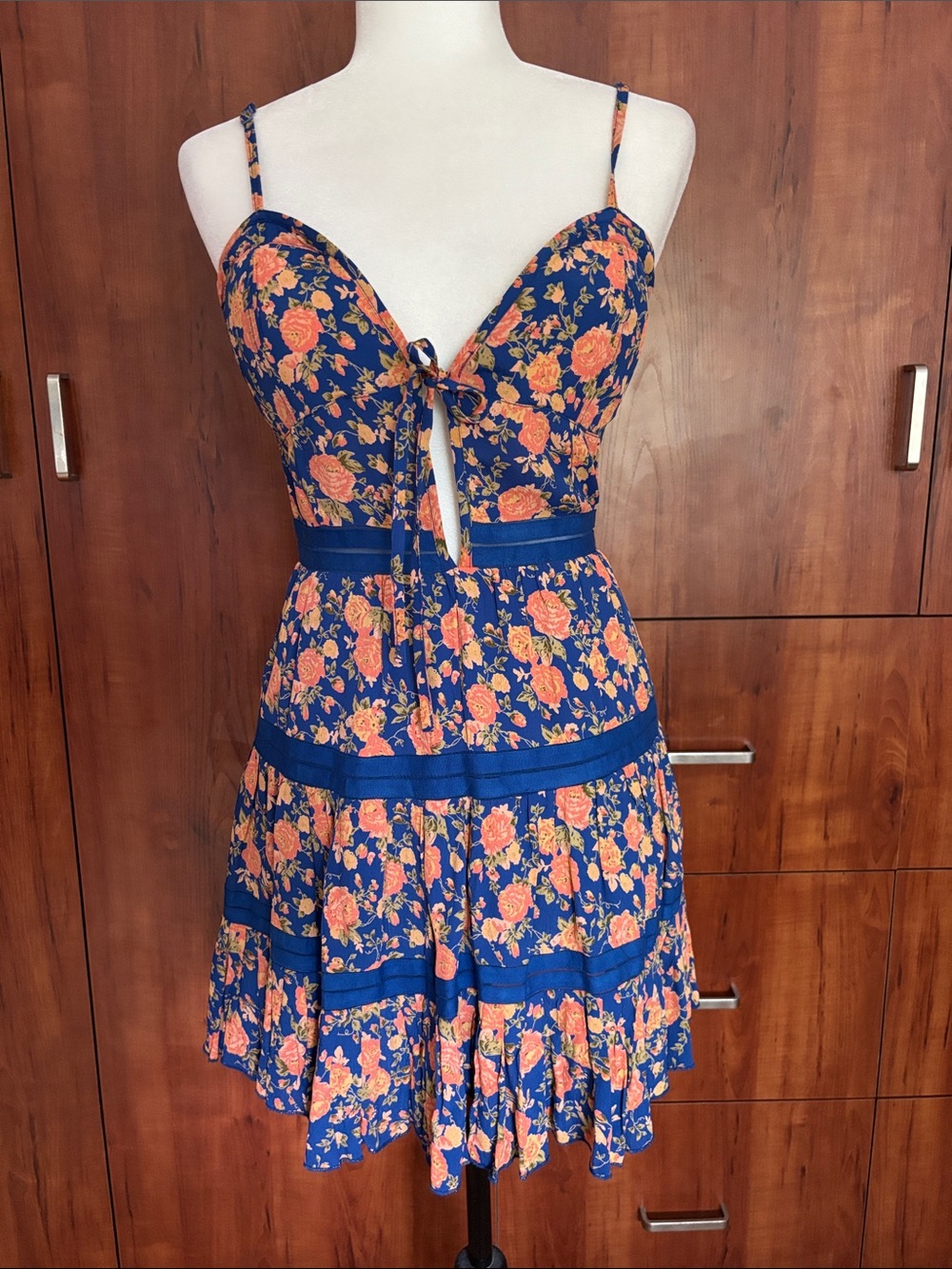 Tularosa Floral Tiered Cotton Dress